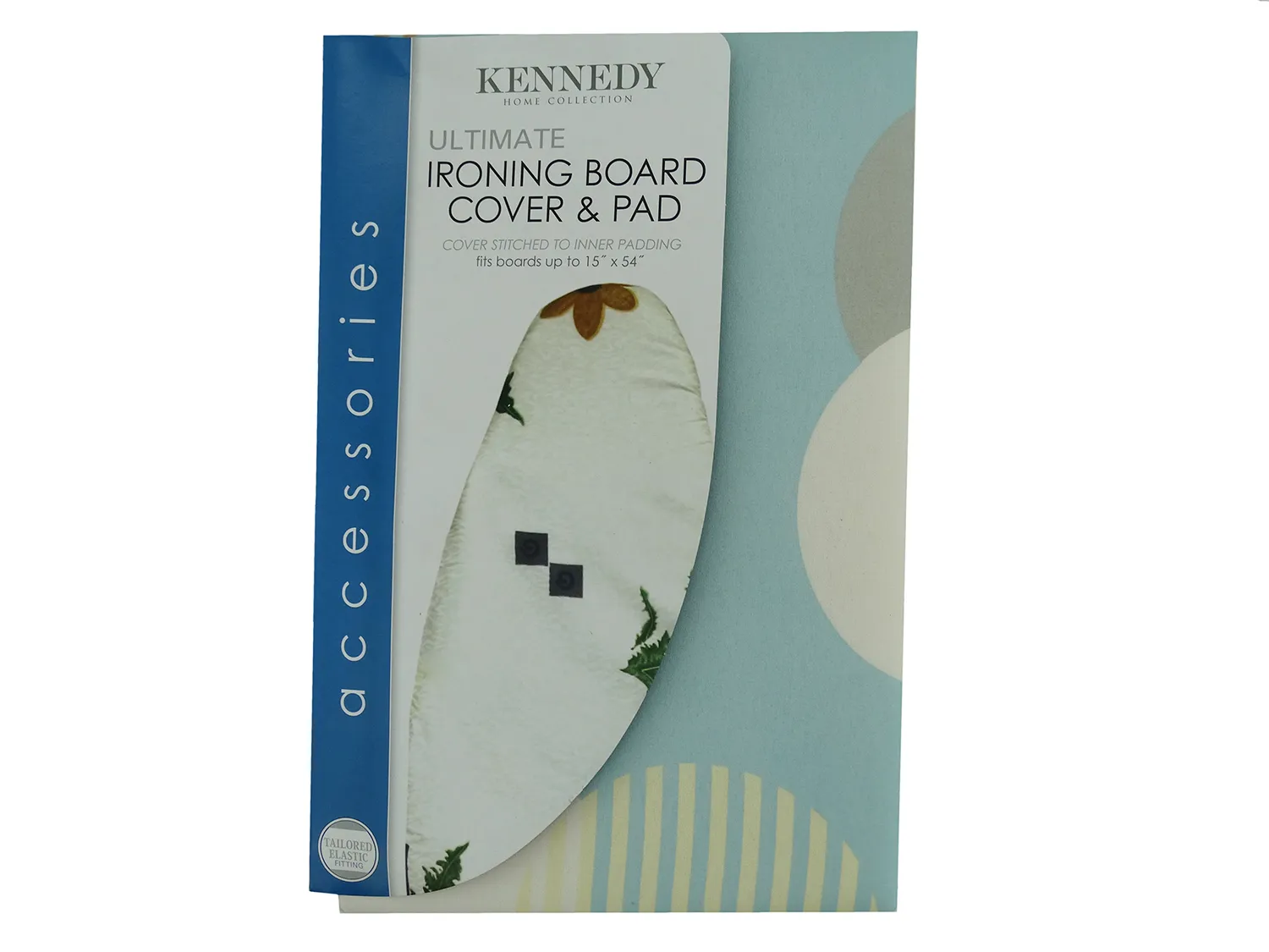 2455NP, Kennedy Home Ironing Board Cover & Pad 15 * 54"