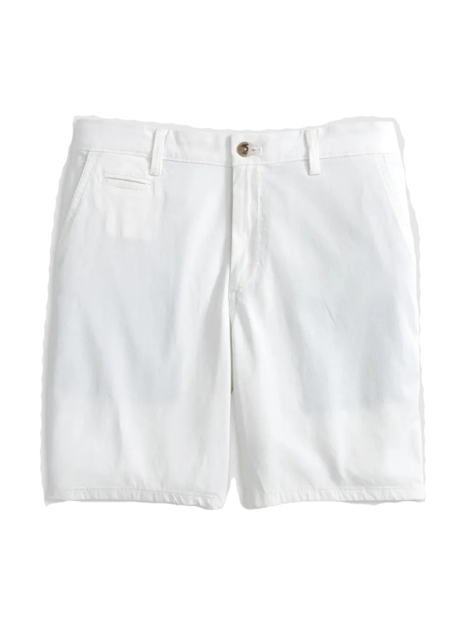 8" Nassau Cotton Blend Shorts White