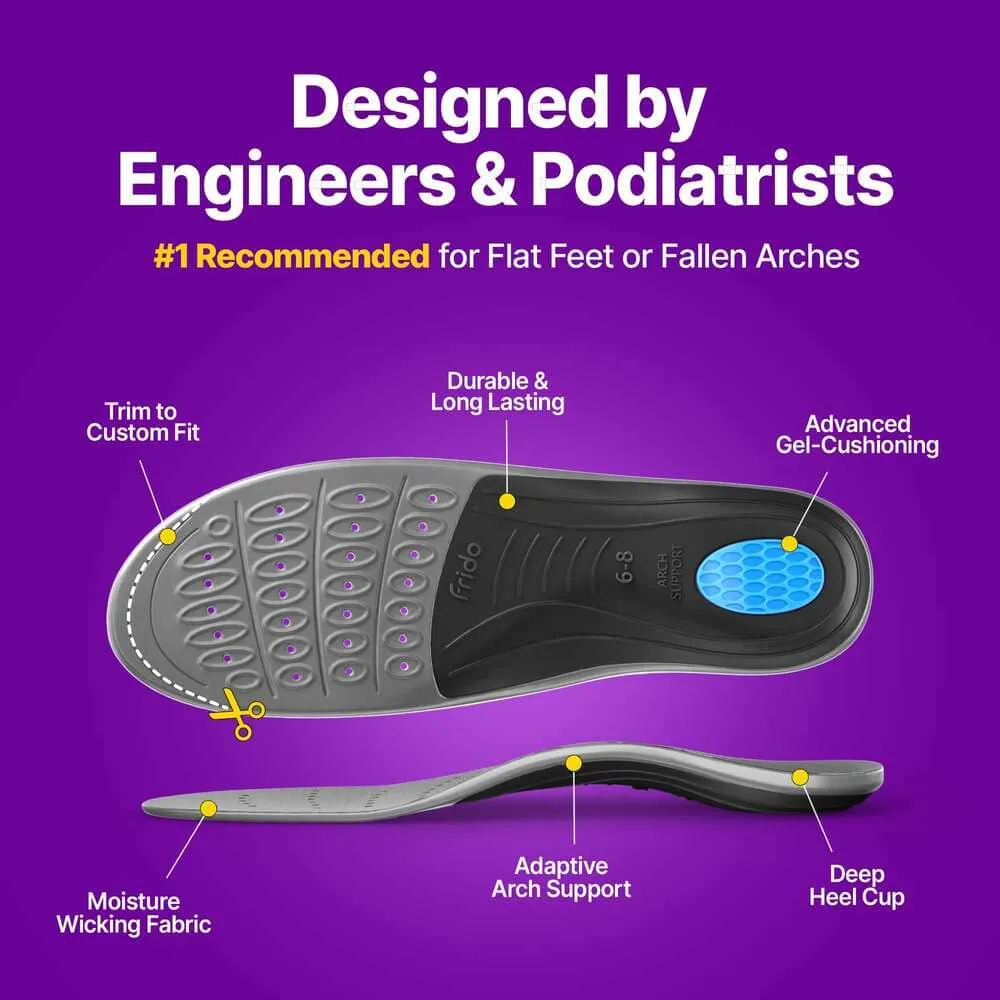 AC - Frido Arch Support Insoles Rigid   Semi Rigid Combo