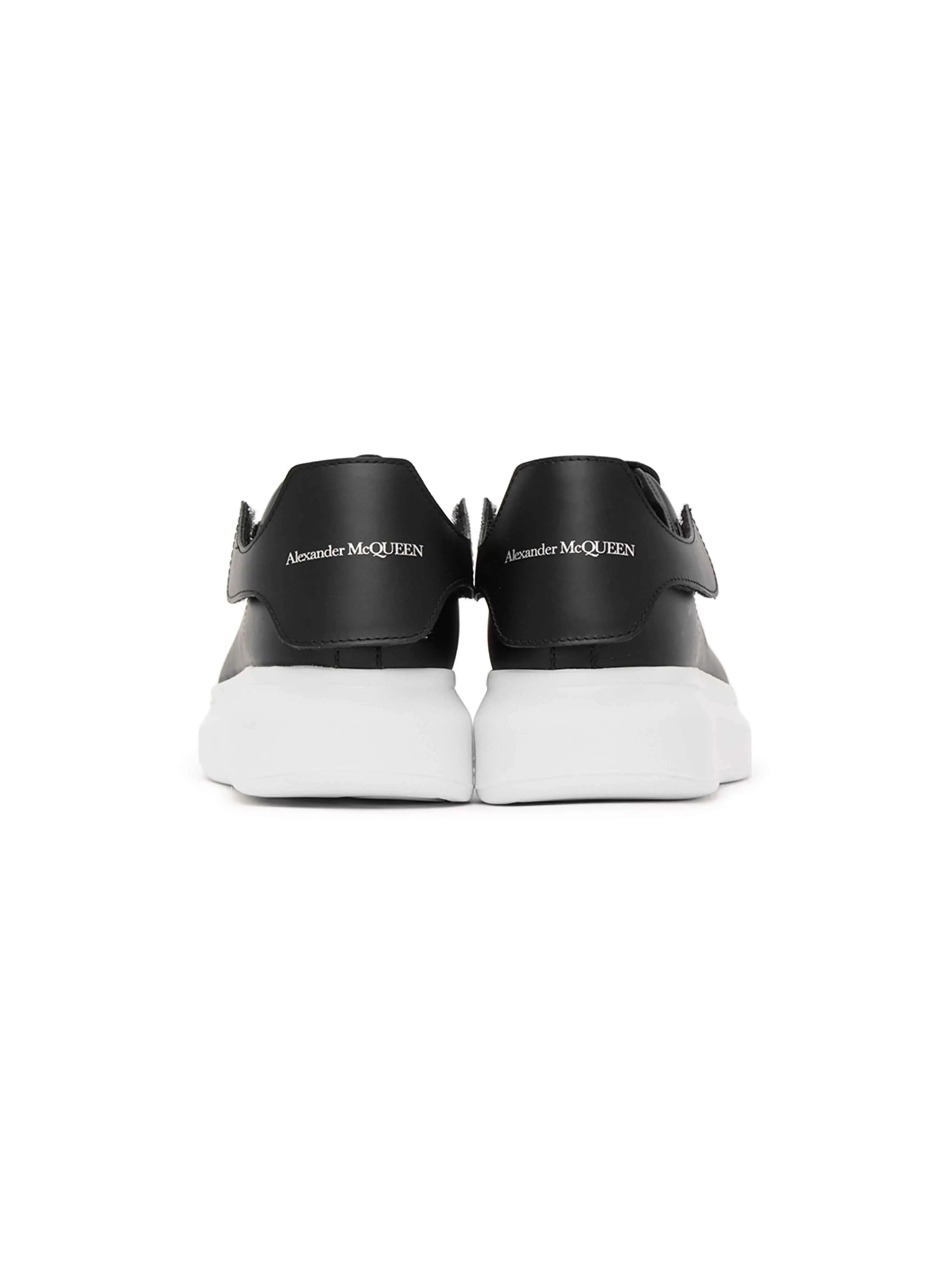 Alexander Mcqueen Oversized Changeable Tab Black Sneakers