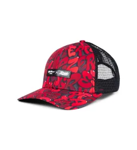 Alfa Romeo Racing F1  Limited Edition Black Mesh Hat- Designed by Swiss Graffiti Artist Boogie