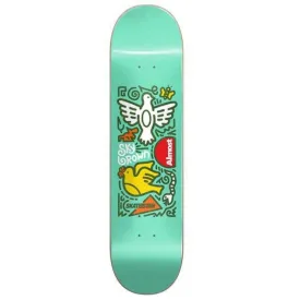 Almost Skateboards Sky Brown Doodle Skateistan Skateboard Deck - 7.75