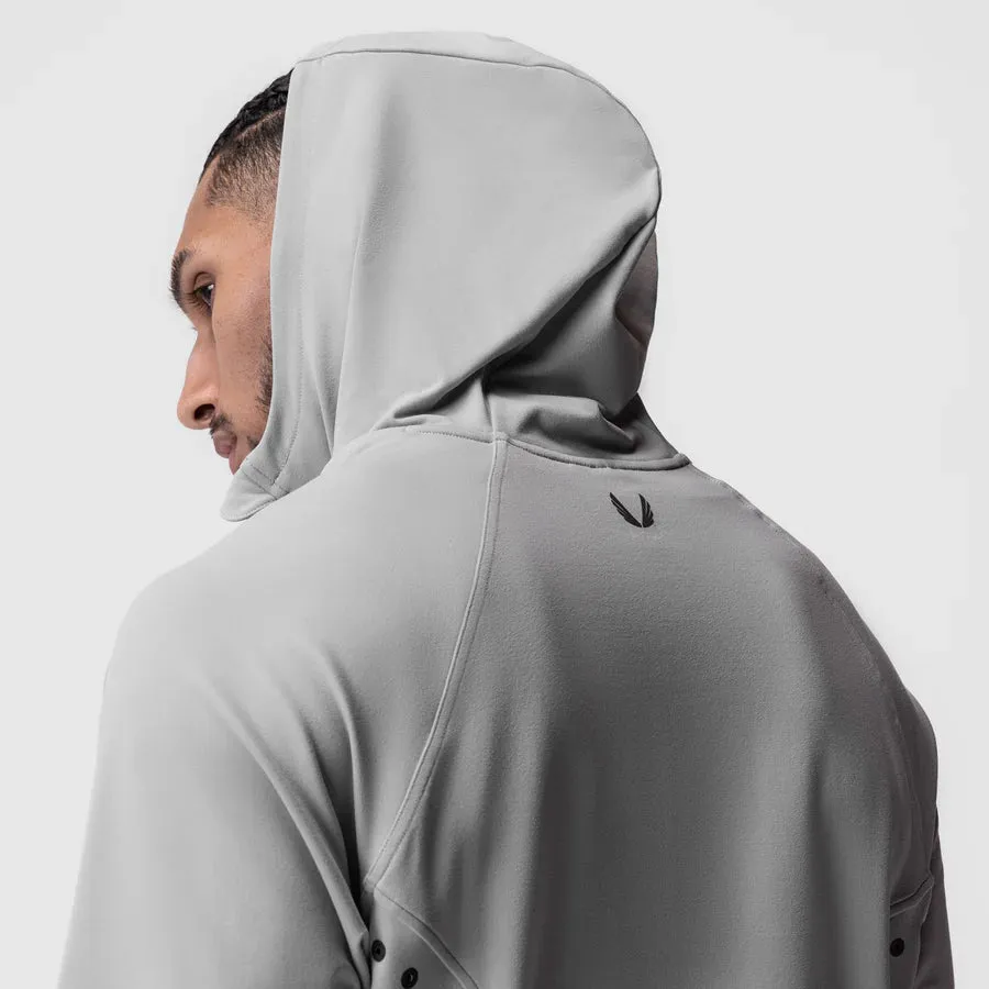 ASRV Performance Fleece Zip Hoodie - Slate Grey