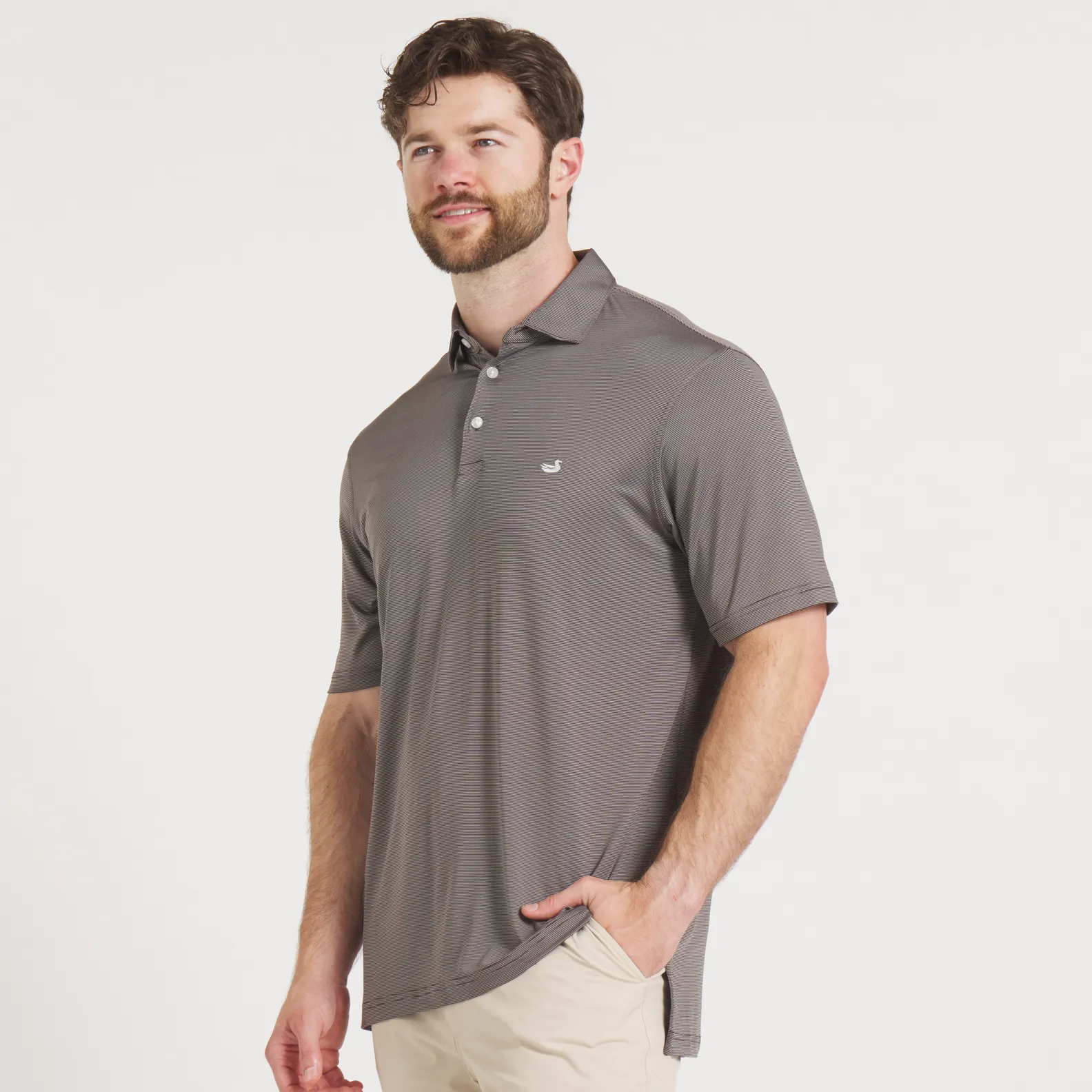 Bermuda Performance Polo - Wellington Stripe