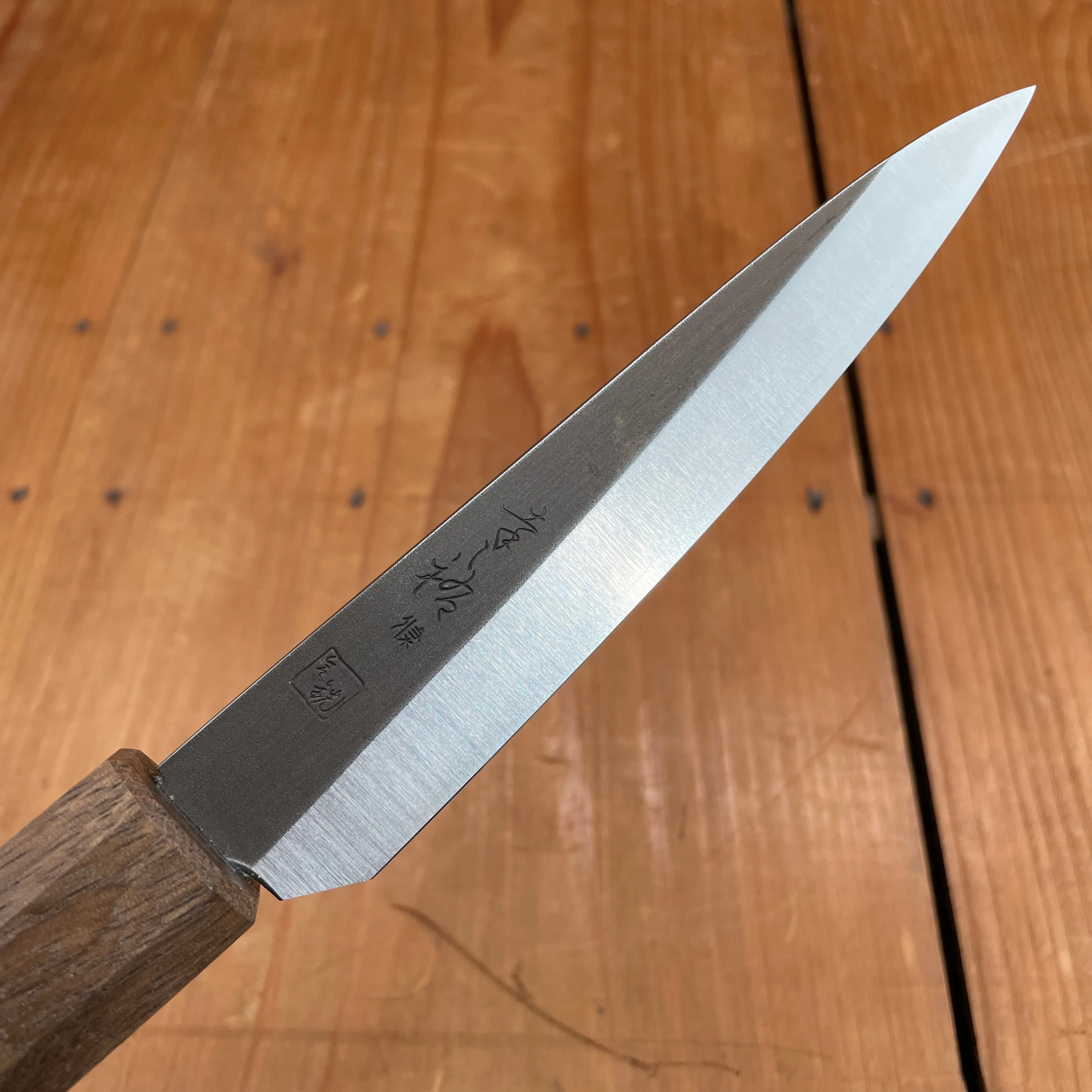 Bernal Cutlery x Konosuke GS  140mm Ko-Sabaki SLD Kurouchi Khii Laurel Handle with Saya