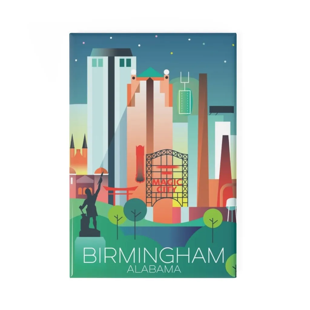 BIRMINGHAM, ALABAMA REFRIGERATOR MAGNET