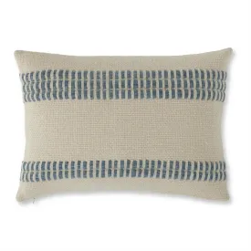 Blue & White Lumbar Pillow