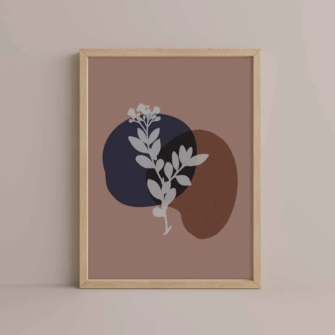 Botanical Cut-Out Art Print 006 by Chella Prints