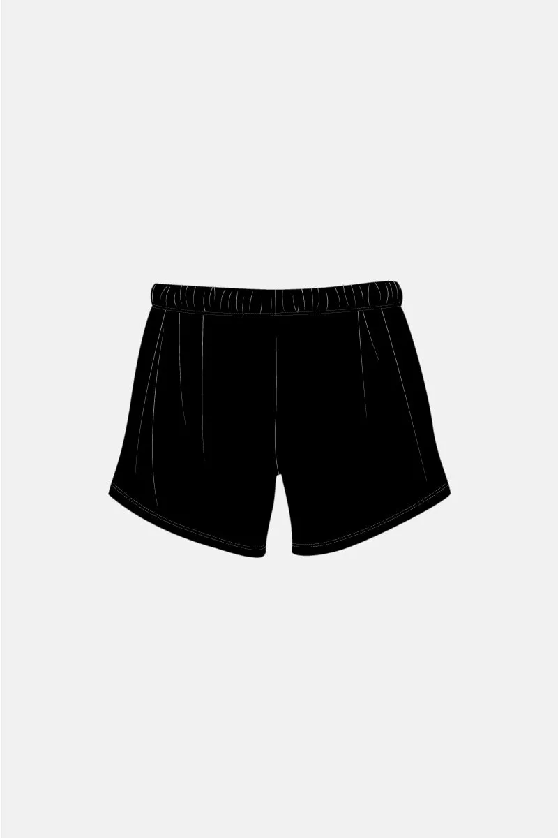 Boys Black Matt MAG Shorts