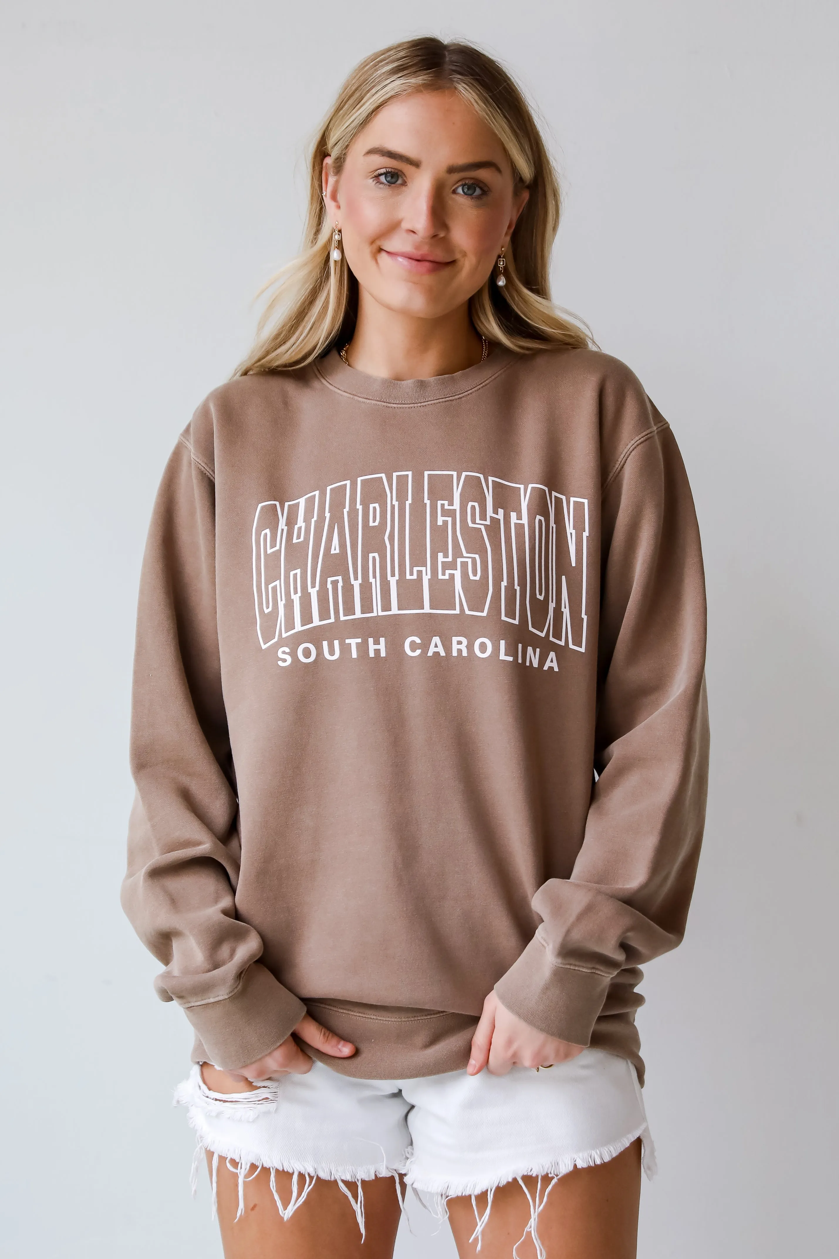 Brown Charleston South Carolina Sweatshirt