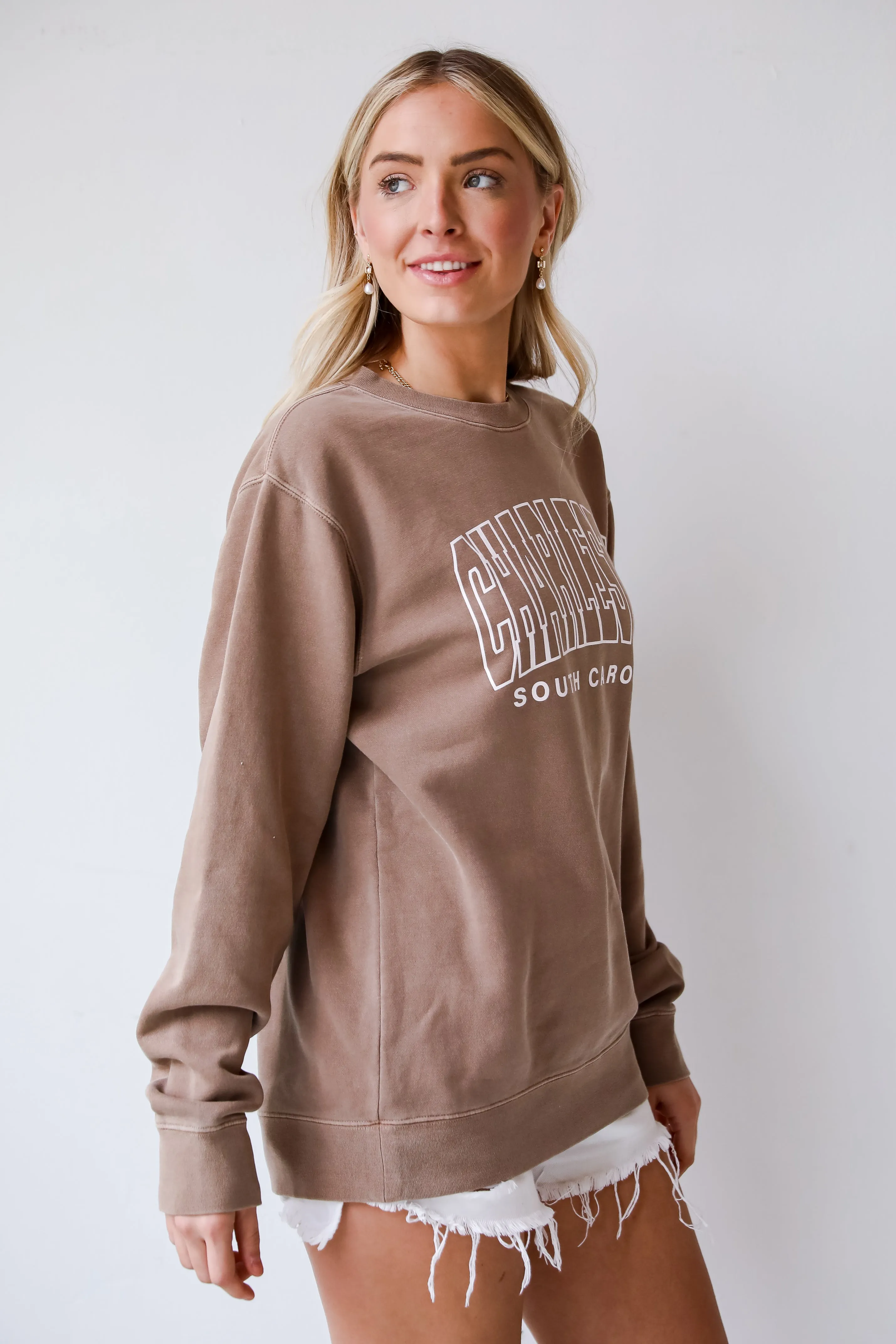 Brown Charleston South Carolina Sweatshirt