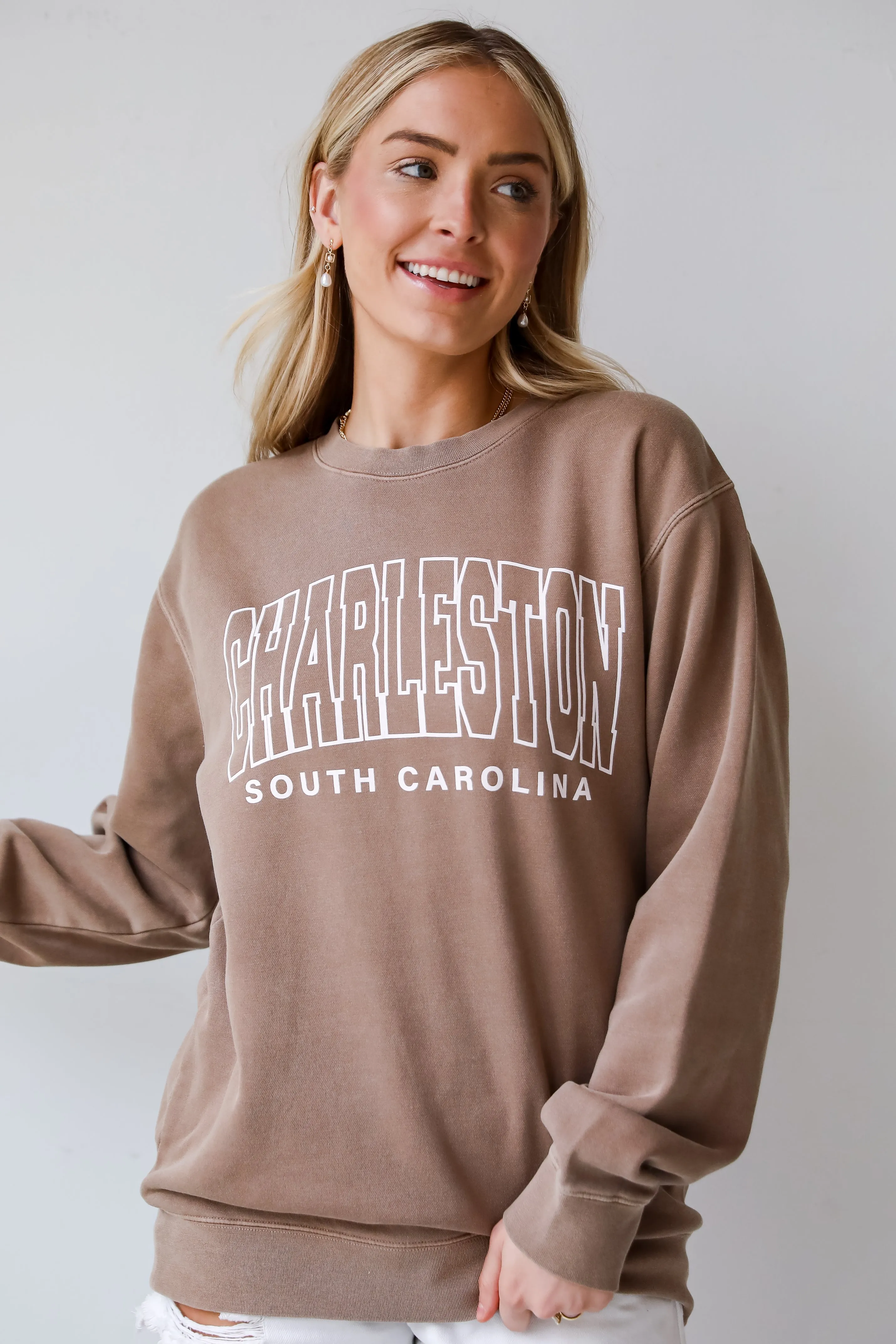 Brown Charleston South Carolina Sweatshirt