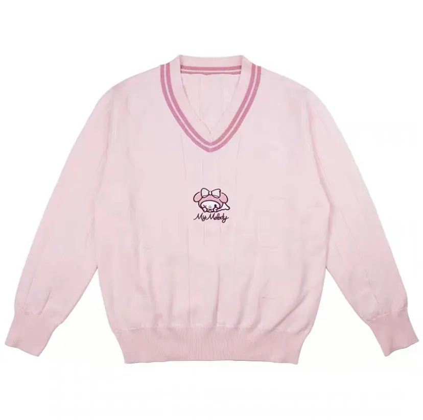 Clearance Sanrio collaboration sweater cinnamoroll mymelody pompompurin kuromo