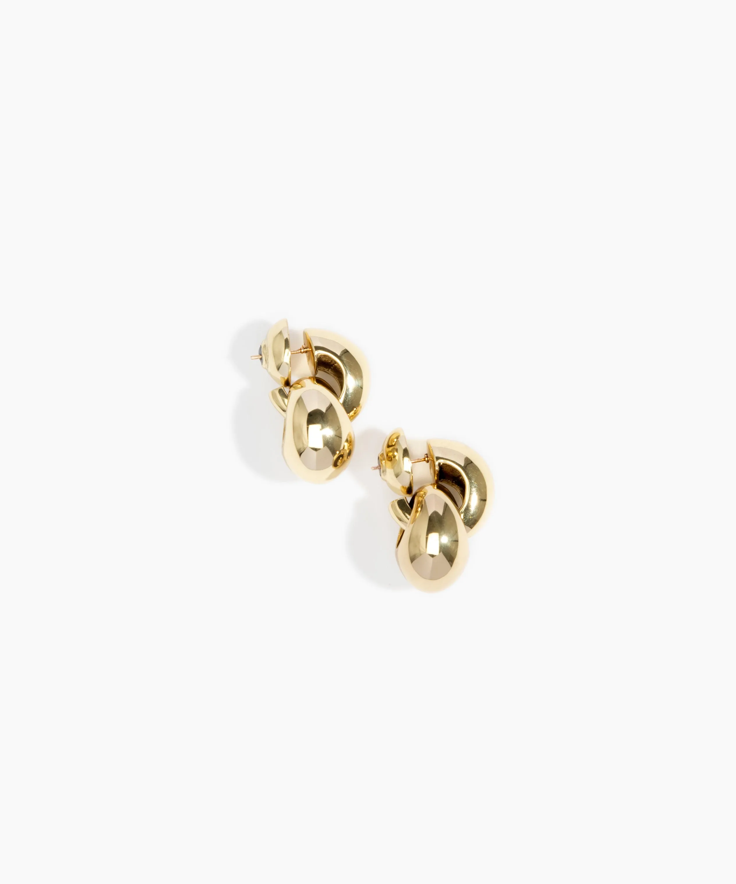 Double-Linked Chifferi Hoop Earrings