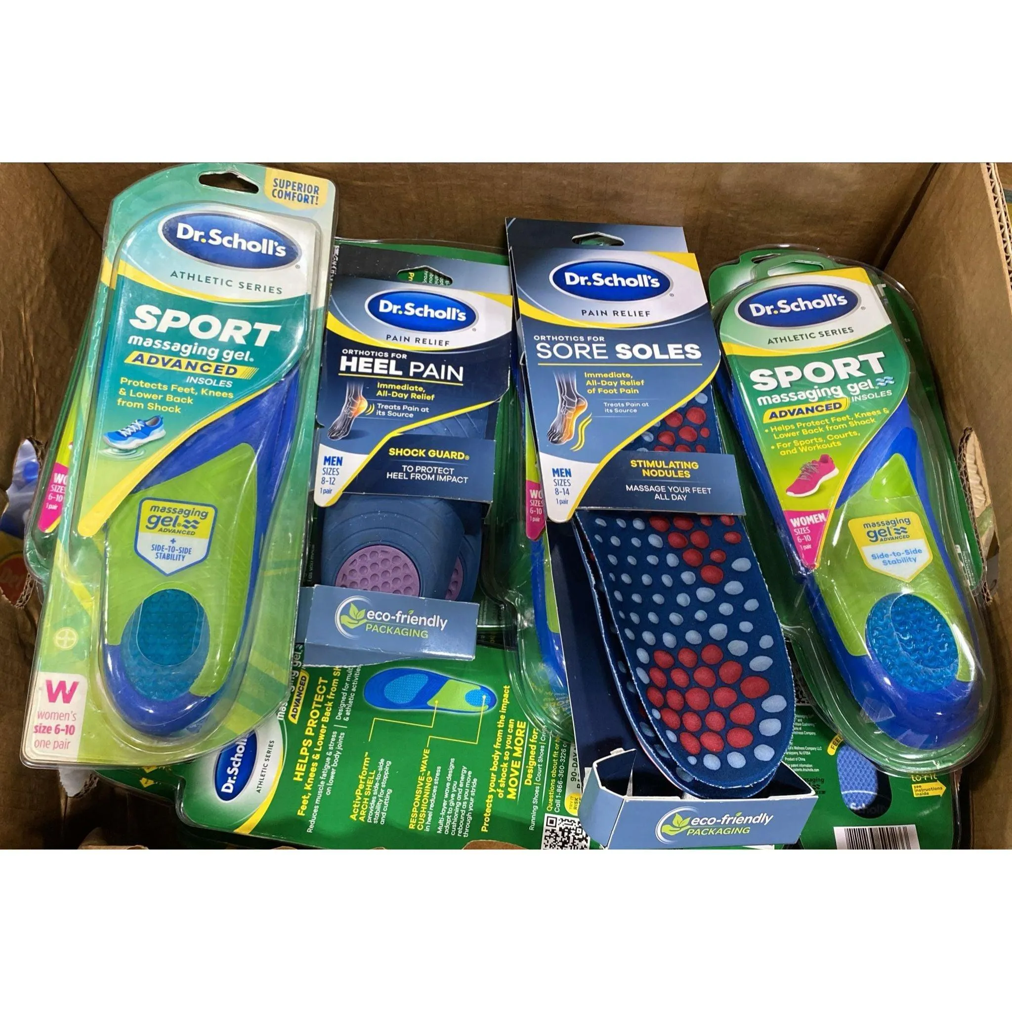 Dr. Scholl's Mix of Insoles (50 Pcs Lot)