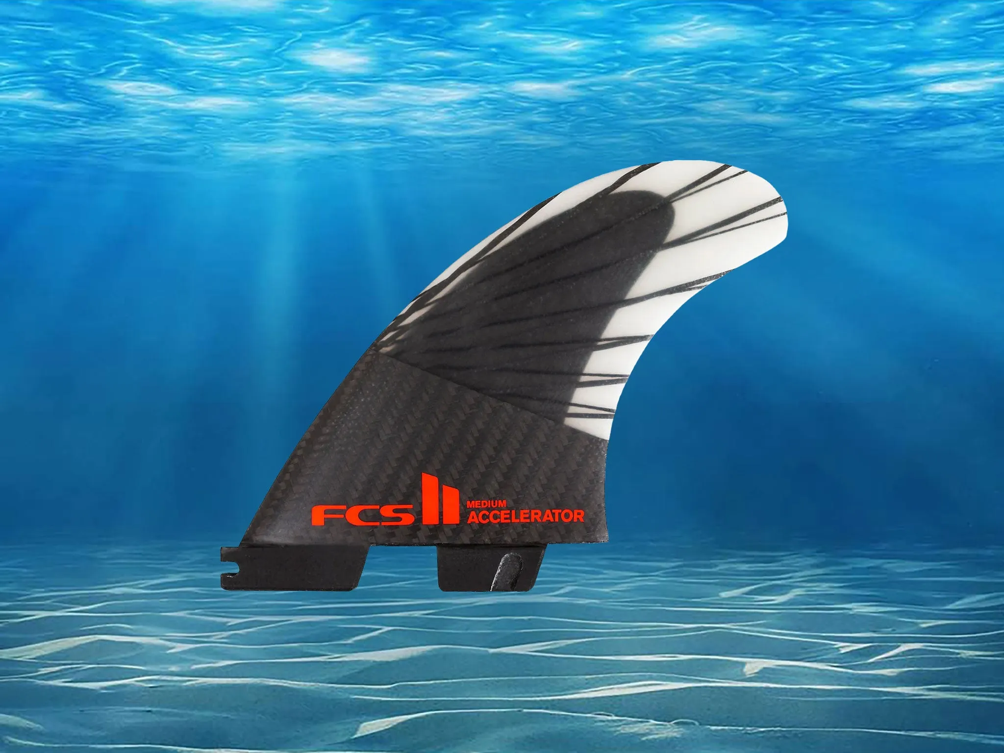 FCS II Accelerator PC Carbon Tri Fins