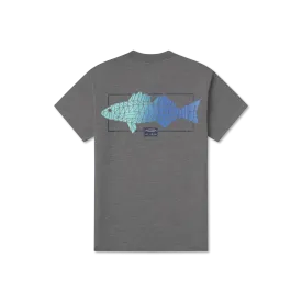 FieldTec™ Heathered Performance Tee - Gradient Scales