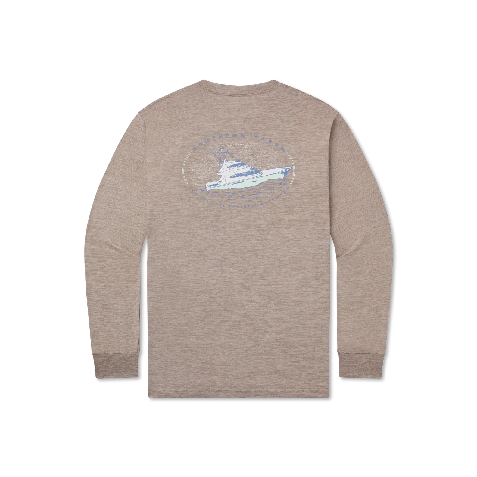 FieldTec™ Heathered Tee - Deepsea -  Long Sleeve