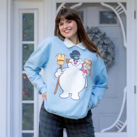 Frosty the Snowman Collared Crewneck