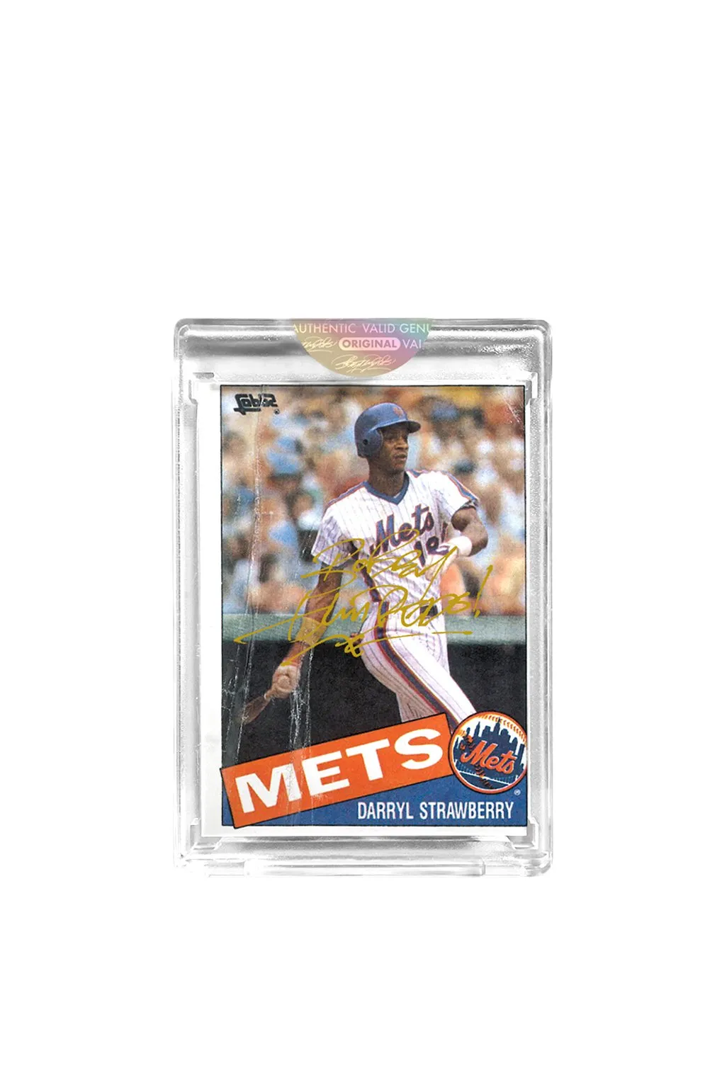 Gold Edition: Darryl Strawberry Topps Card by Bobby Hundreds