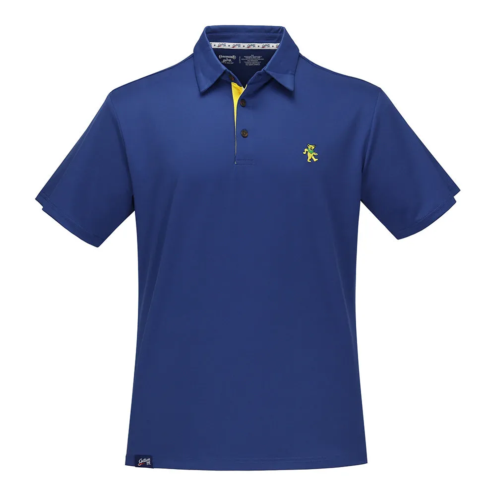 Grateful Dead | Performance Polo |  Navy Bear