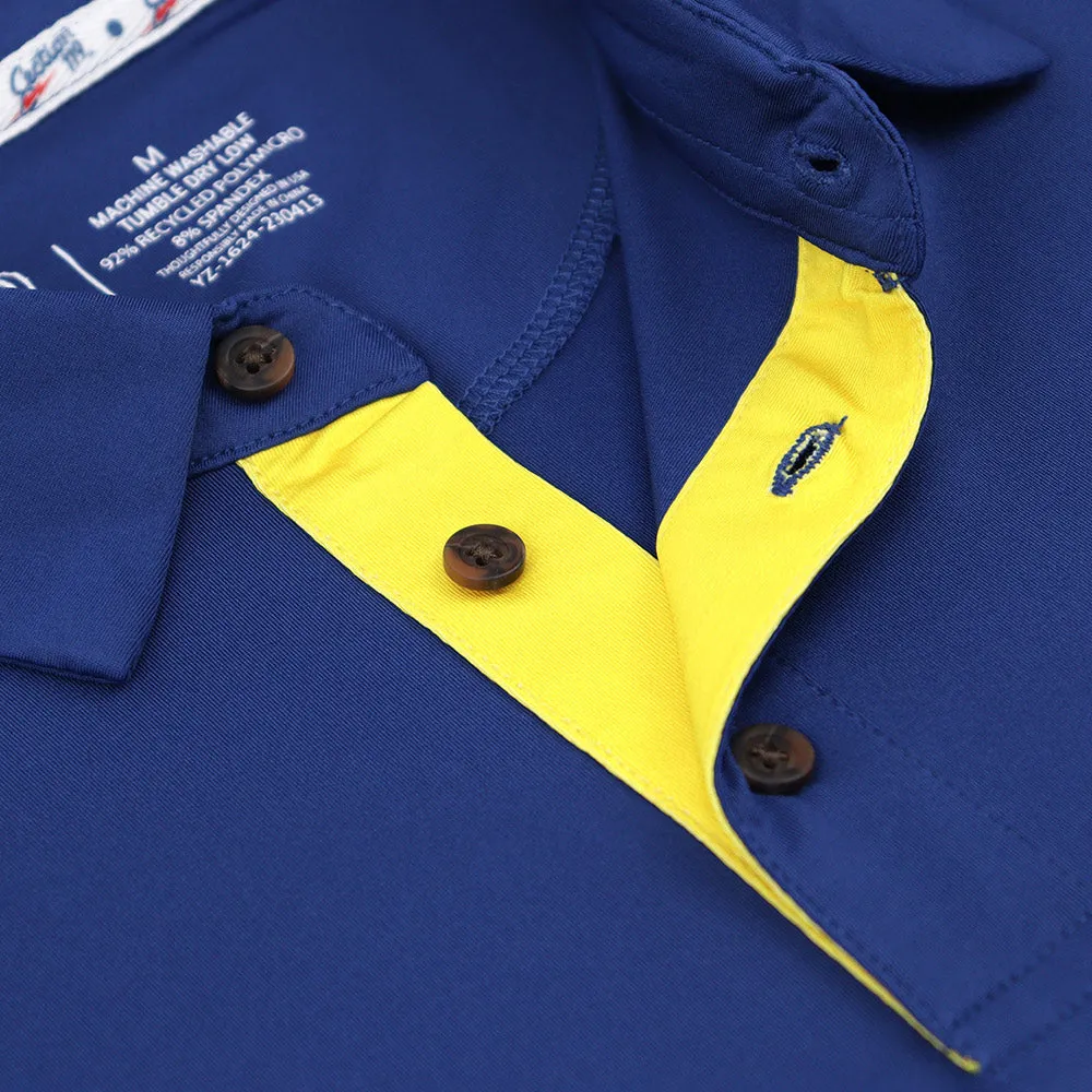 Grateful Dead | Performance Polo |  Navy Bear