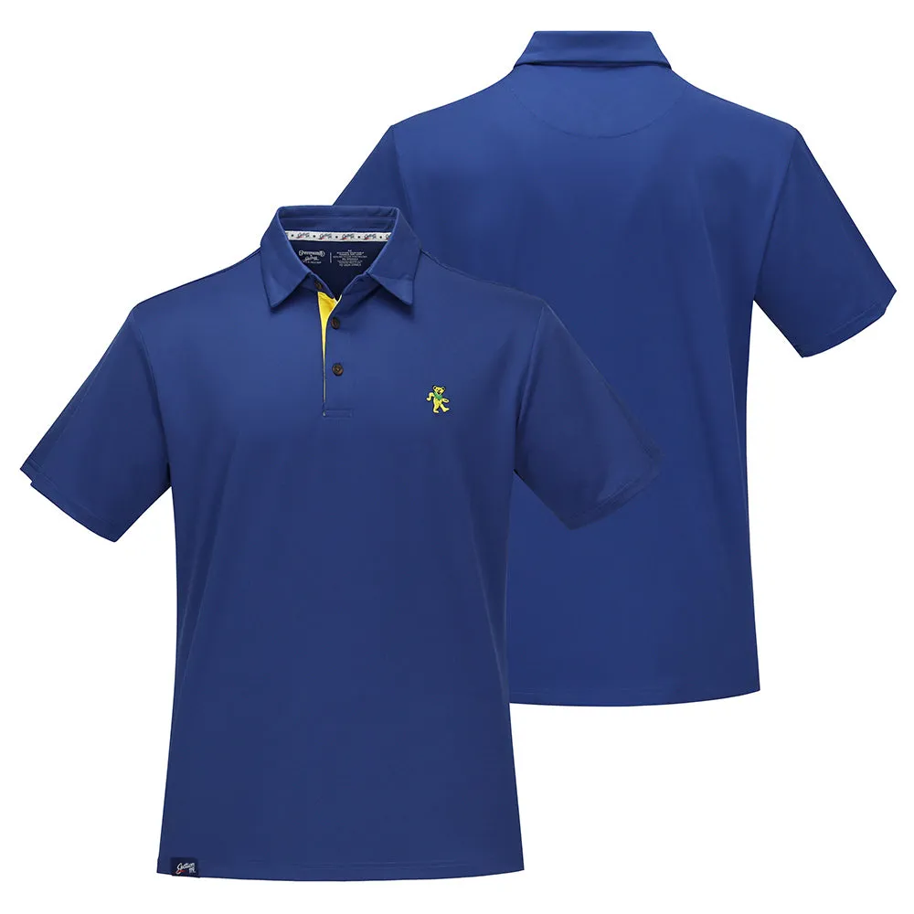 Grateful Dead | Performance Polo |  Navy Bear