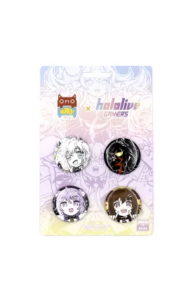 hololive GAMERS Button Pin Set