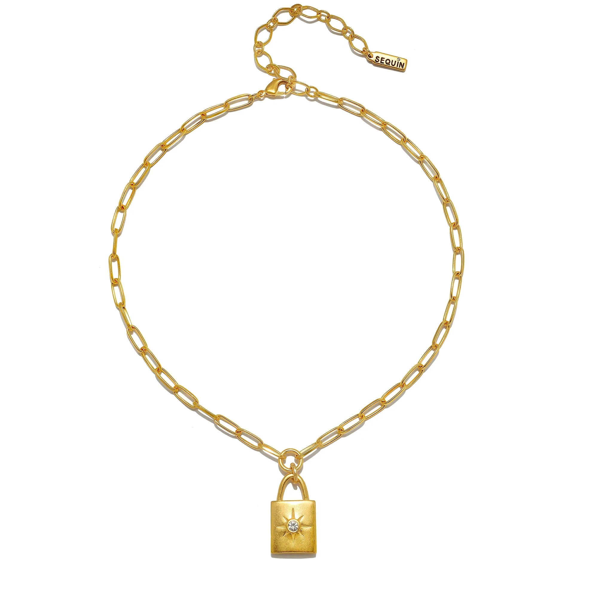 Hudson Padlock Necklace