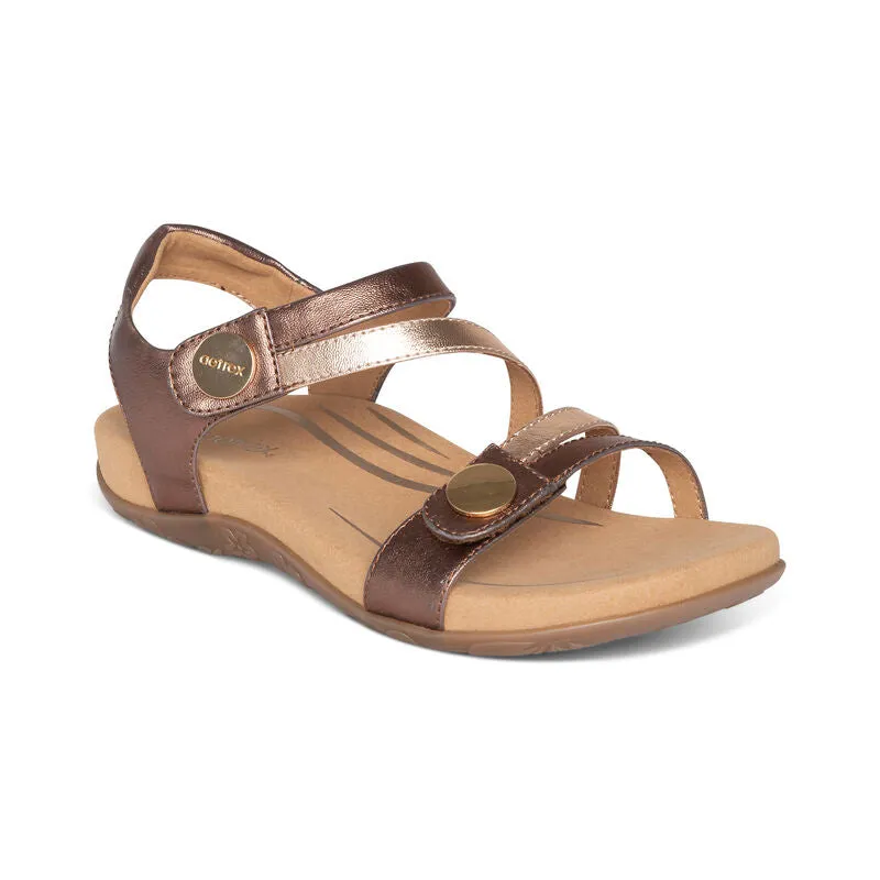 Jess Walking Sandal in Bronze