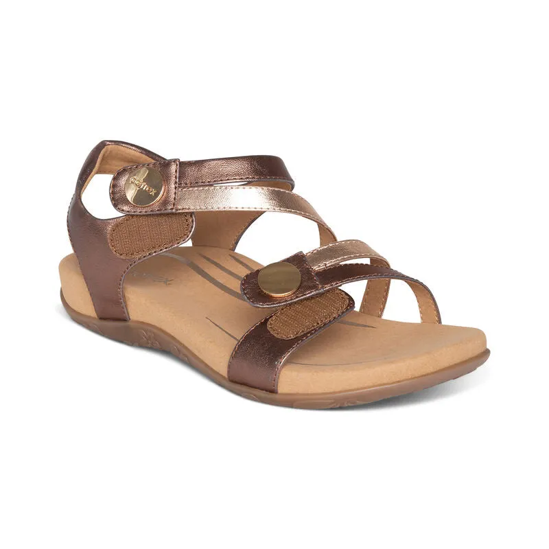 Jess Walking Sandal in Bronze