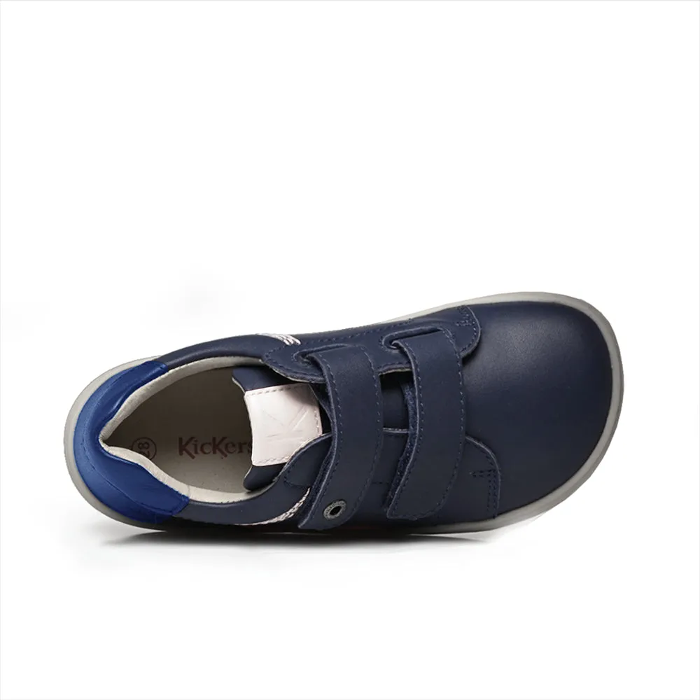 Kickers Barefoot Kickboost Sneakers Marine Argent