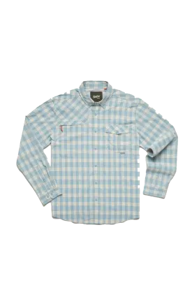 Matagorda LS Shirt Landon Plaid Summer Sky