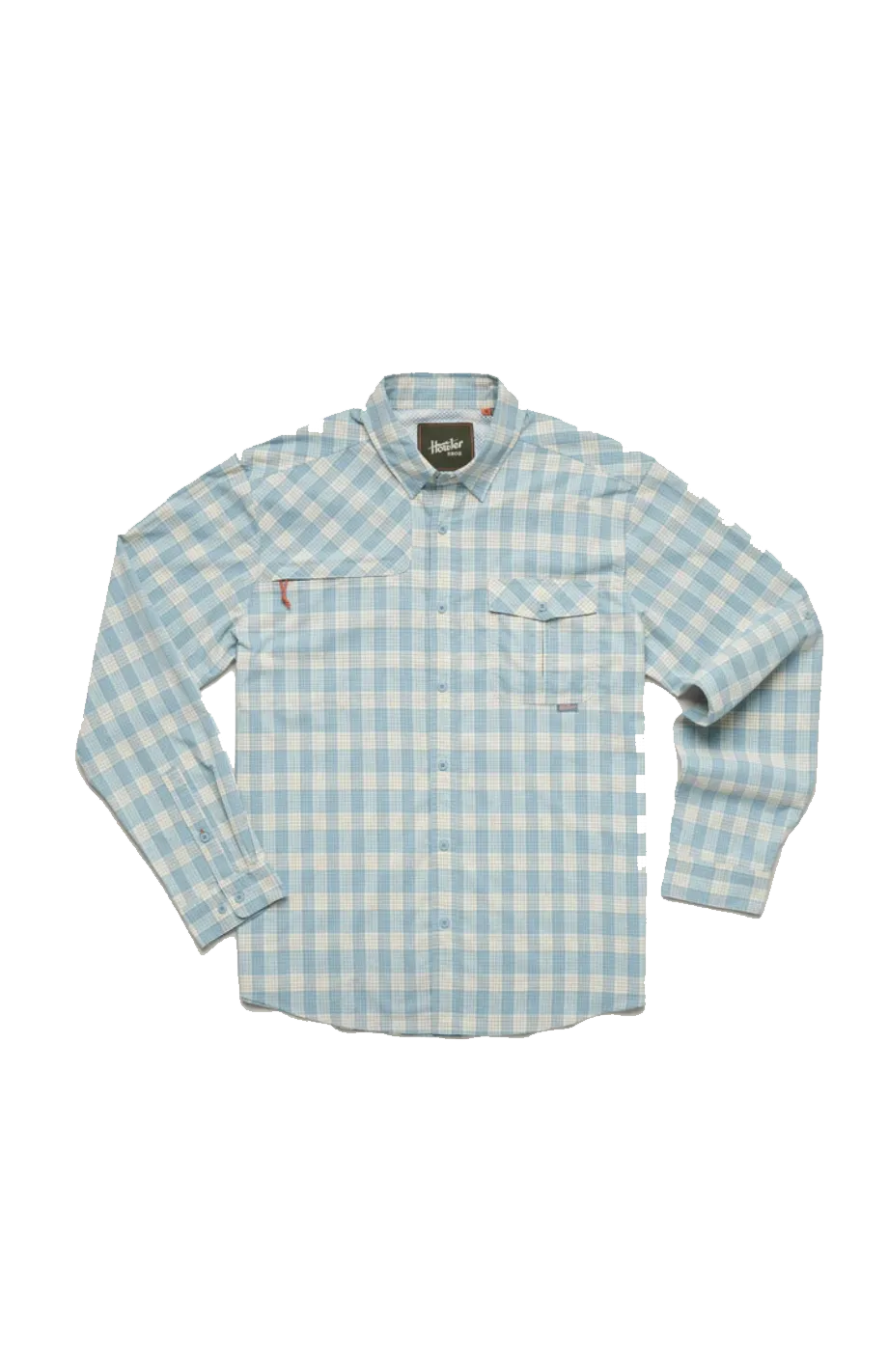 Matagorda LS Shirt Landon Plaid Summer Sky