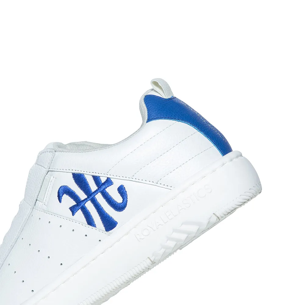 Men's Icon 2.0 White Blue Leather Sneakers 06502-005