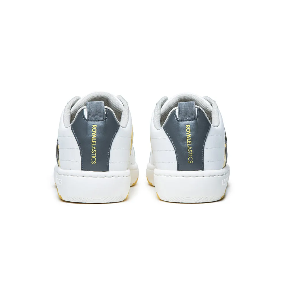 Men's Icon 2.0 White Yellow Leather Sneakers 06512-038