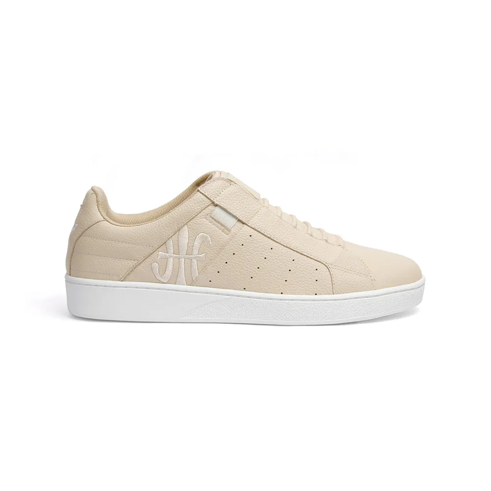 Men's Icon Classic Cream Leather Sneakers 02092-000