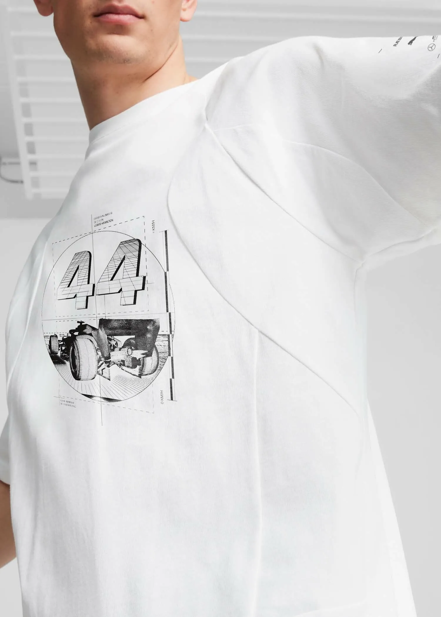 Mercedes-AMG F1 x PUMA x RÆBURN Drivers Tee "44" PUMA White