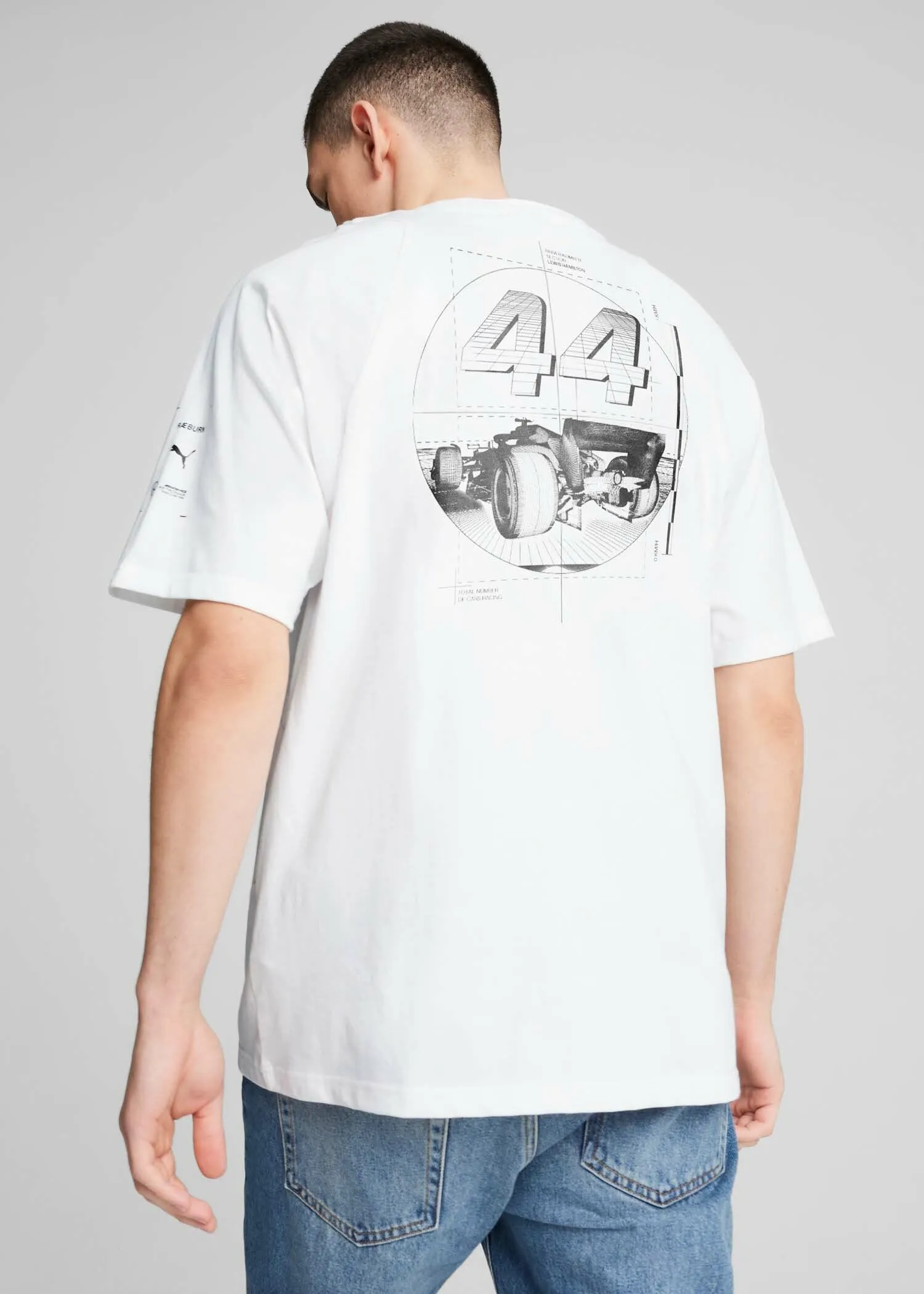 Mercedes-AMG F1 x PUMA x RÆBURN Drivers Tee "44" PUMA White