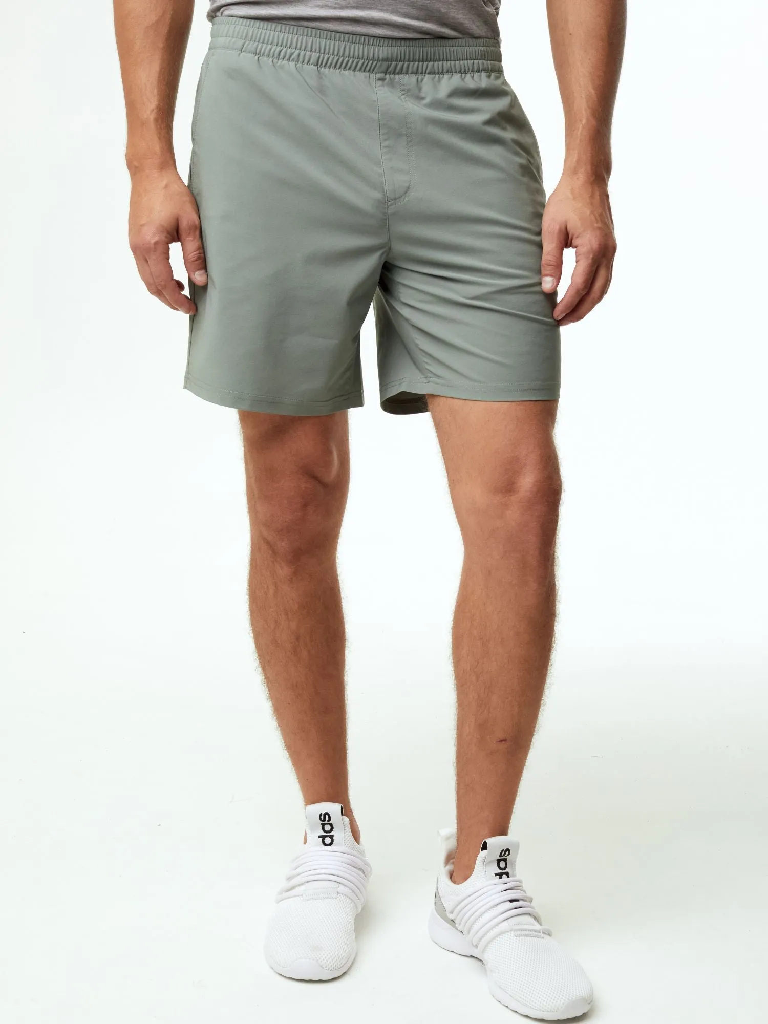 Mercury Green Stretch Performance Shorts