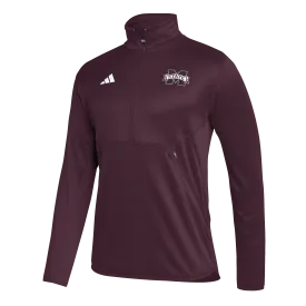 MSU 1/4 Zip Knit Jacket - Maroon