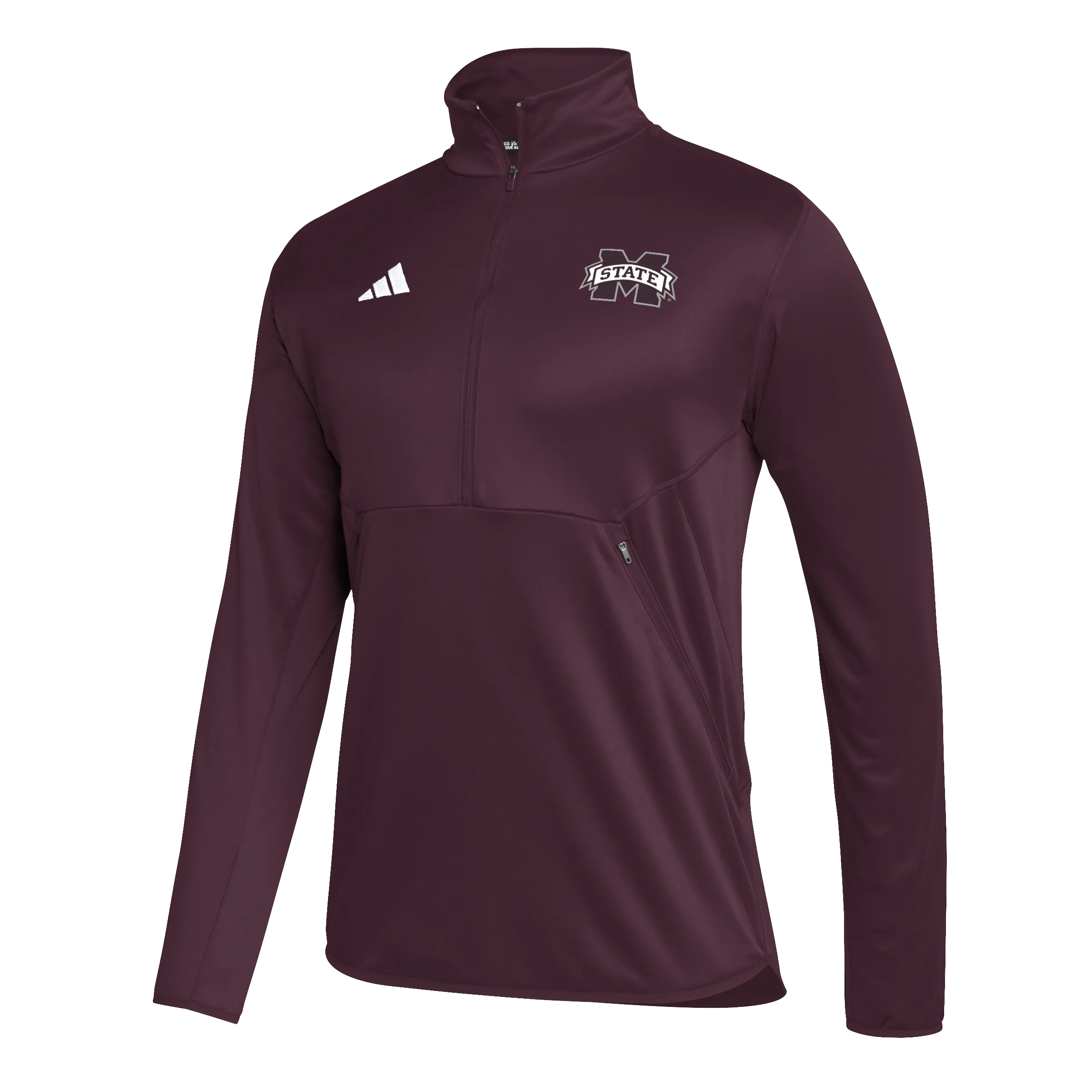 MSU 1/4 Zip Knit Jacket - Maroon