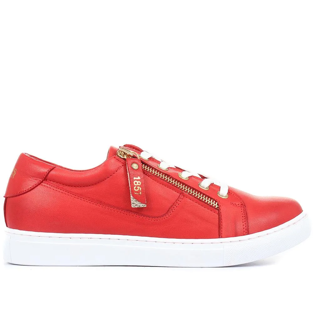 Padova Leather Lace-Up Sneakers / 320 235