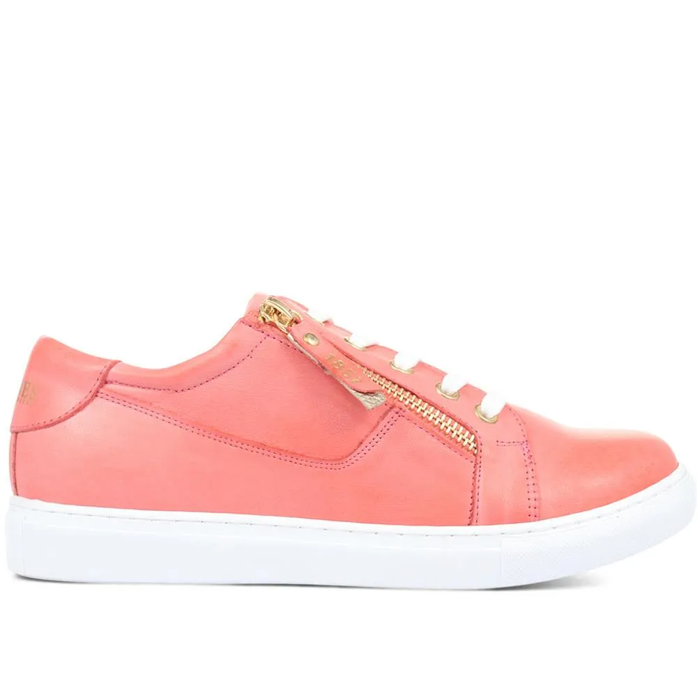 Padova Leather Lace-Up Sneakers / 320 235