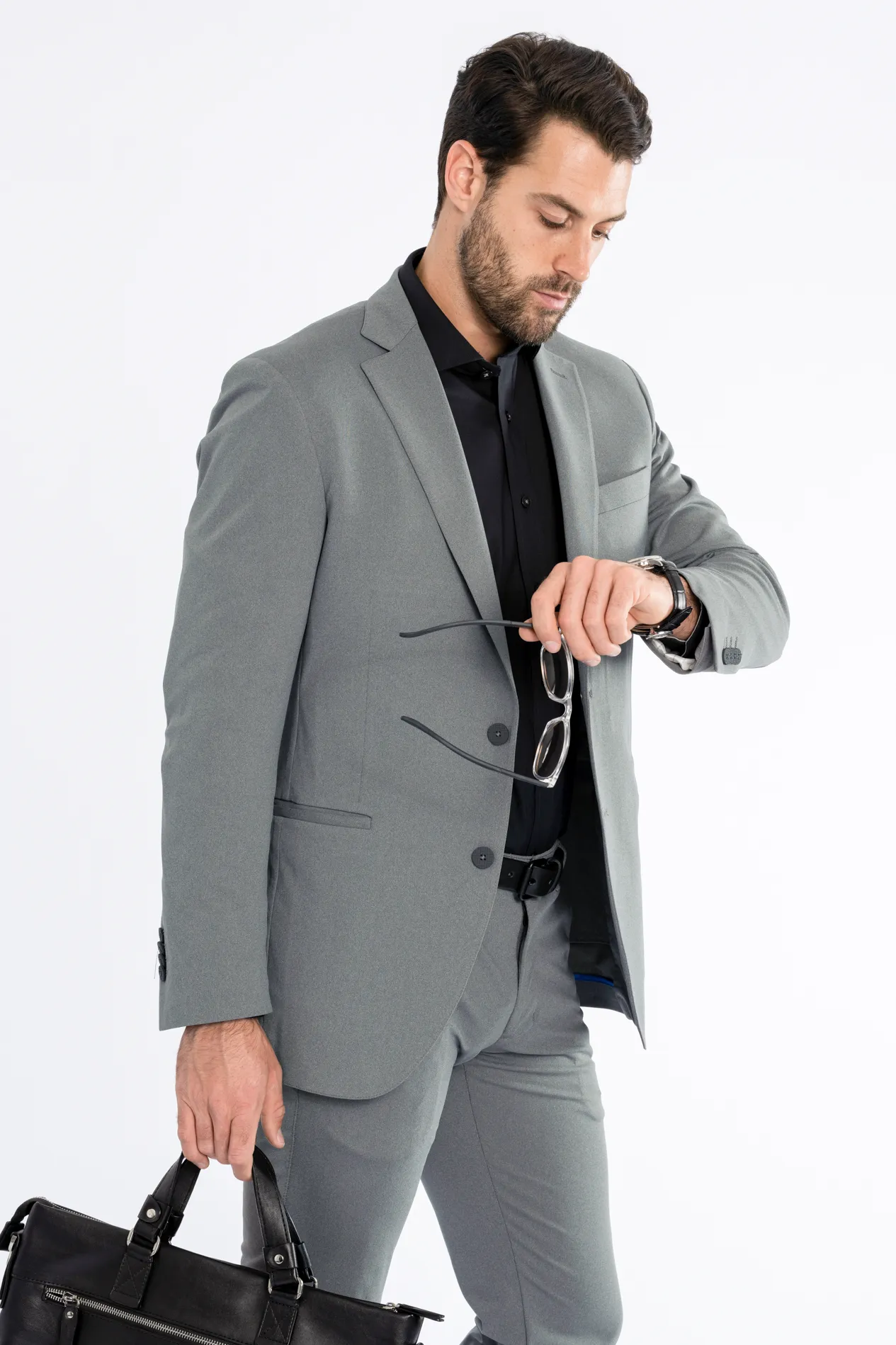 Performance Blazer // GREY MELANGE