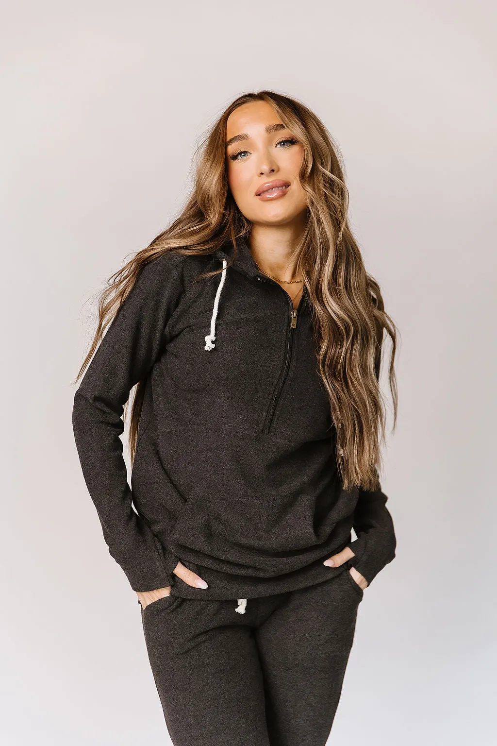 Performance HalfZip Sweatshirt - Stone