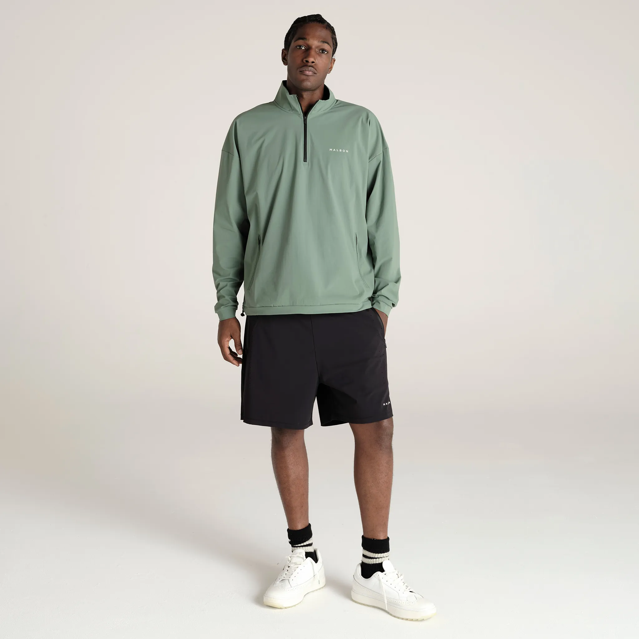 Performance Quarter Zip Shell Pullover