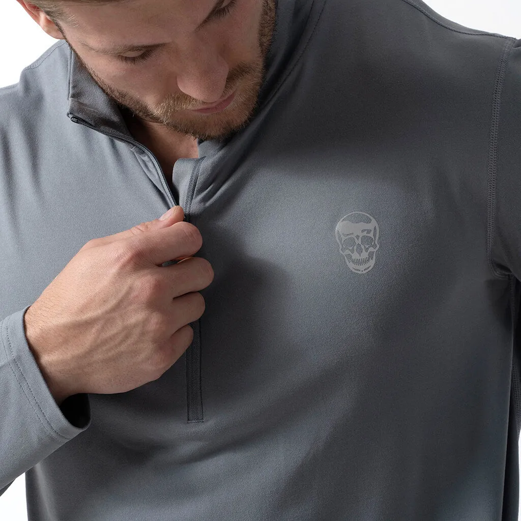 Performance Quarter Zip - Steel