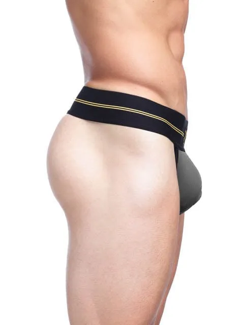 Performance Rib Thong Grey