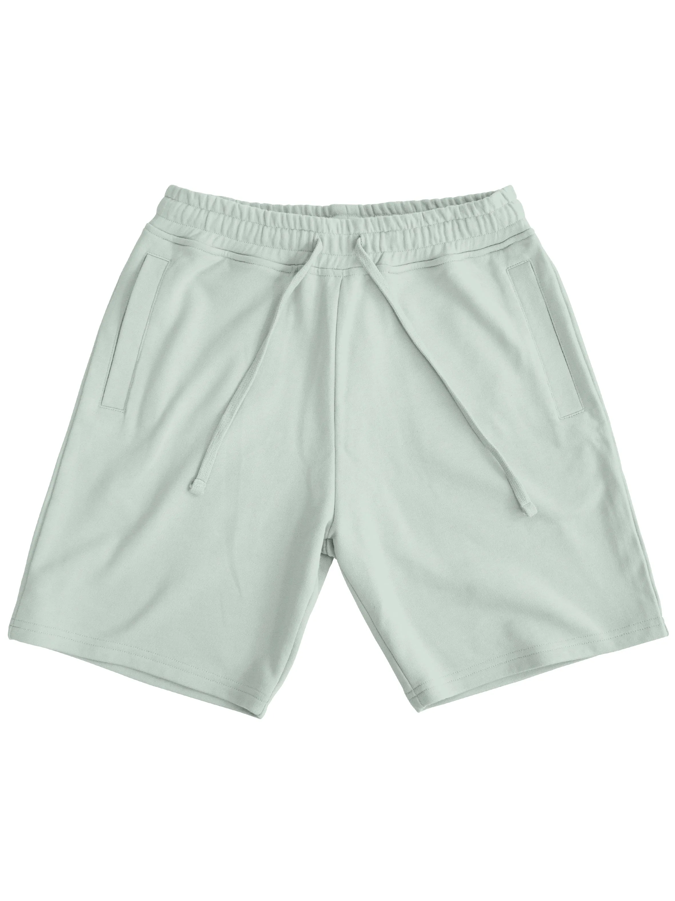 Plant Dyed Organic Cotton Shorts in Olive Green